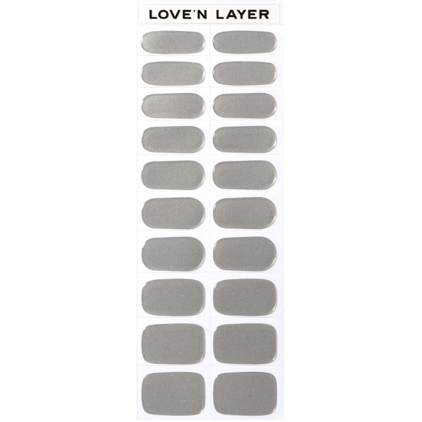 Love'n Layer Metallic Shiny Steel