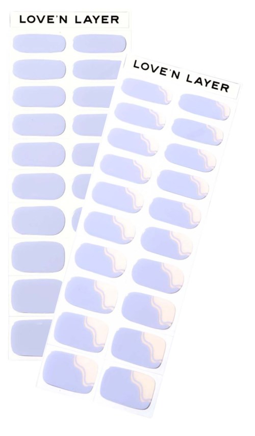 Love'n Layer Mix Solid & Swirl Sky Blue