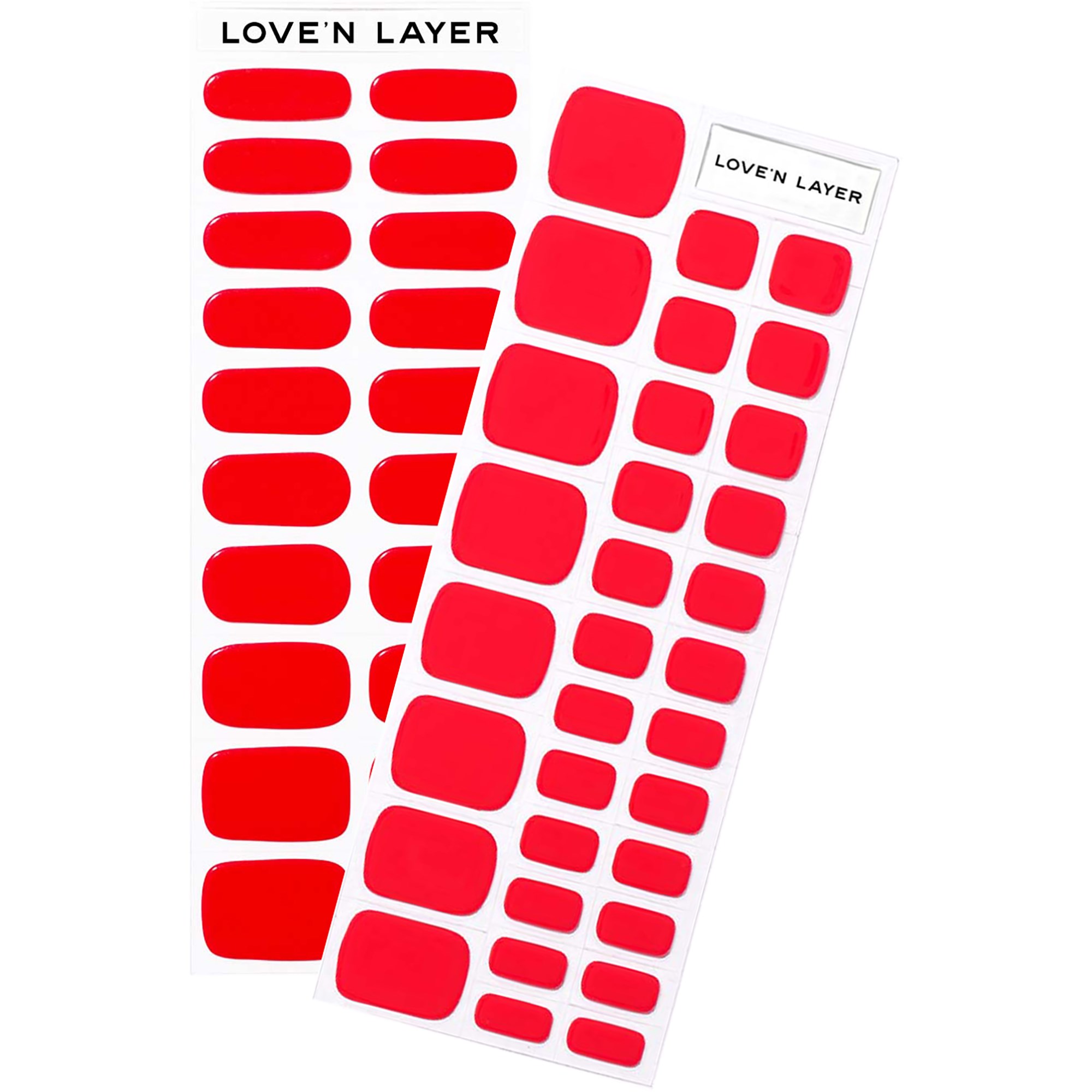 Love'n Layer Red Kit Hand + Toe Lady Red