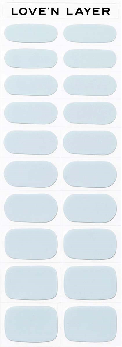 A vertical chart with the title 'LOVE'N LAYER' at the top, containing rows of light blue rounded rectangles.