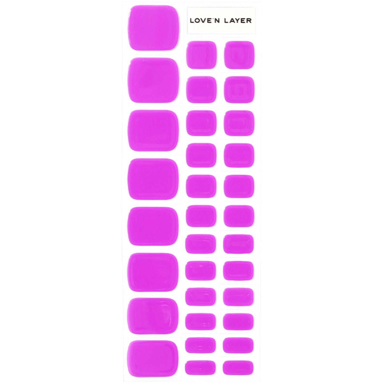 Läs mer om Loven Layer Solid Toe Dahlia Purple
