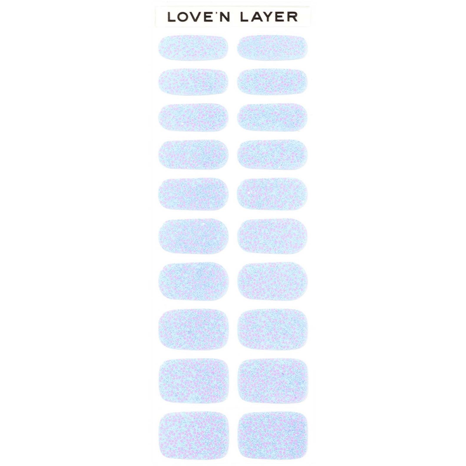 Läs mer om Loven Layer Square Sparkle Blue
