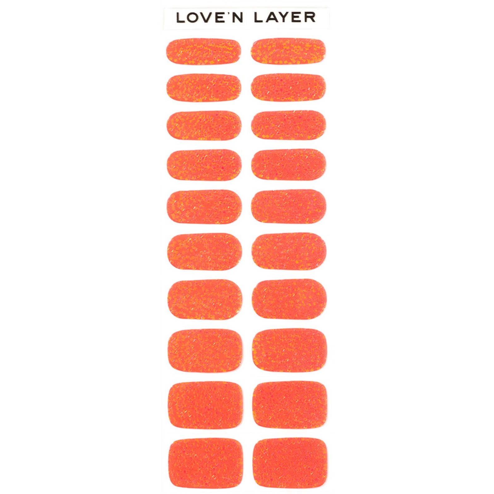 Läs mer om Loven Layer Square Sparkle Orange