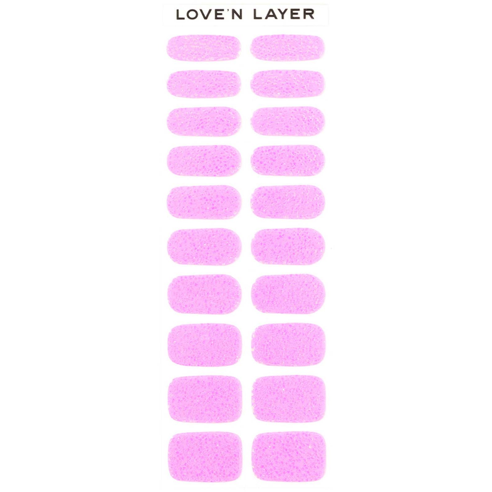 Läs mer om Loven Layer Square Sparkle Pink