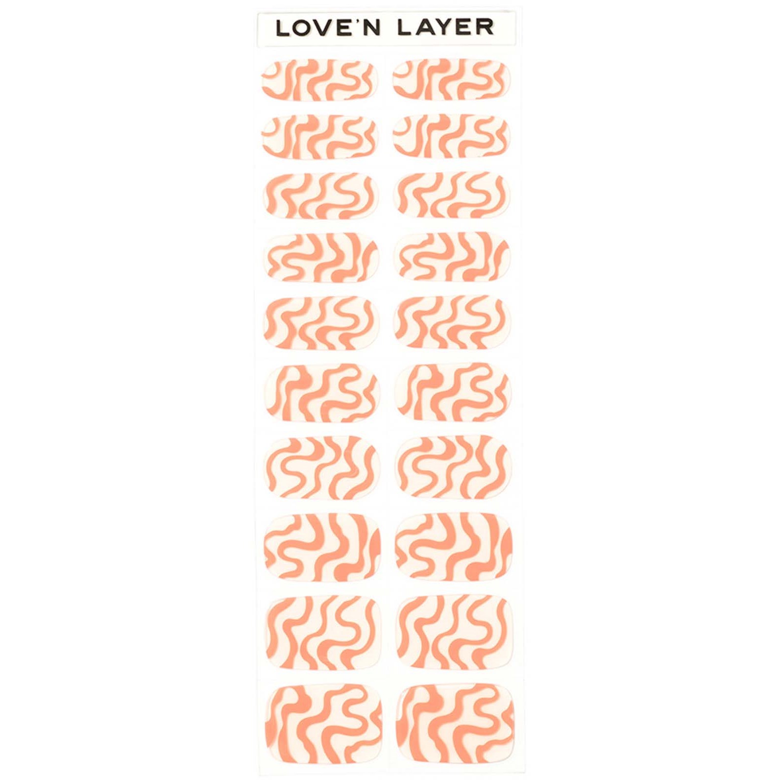 Produktfoto för Love'n Layer Sweet Swirl Pale Coral 20 st