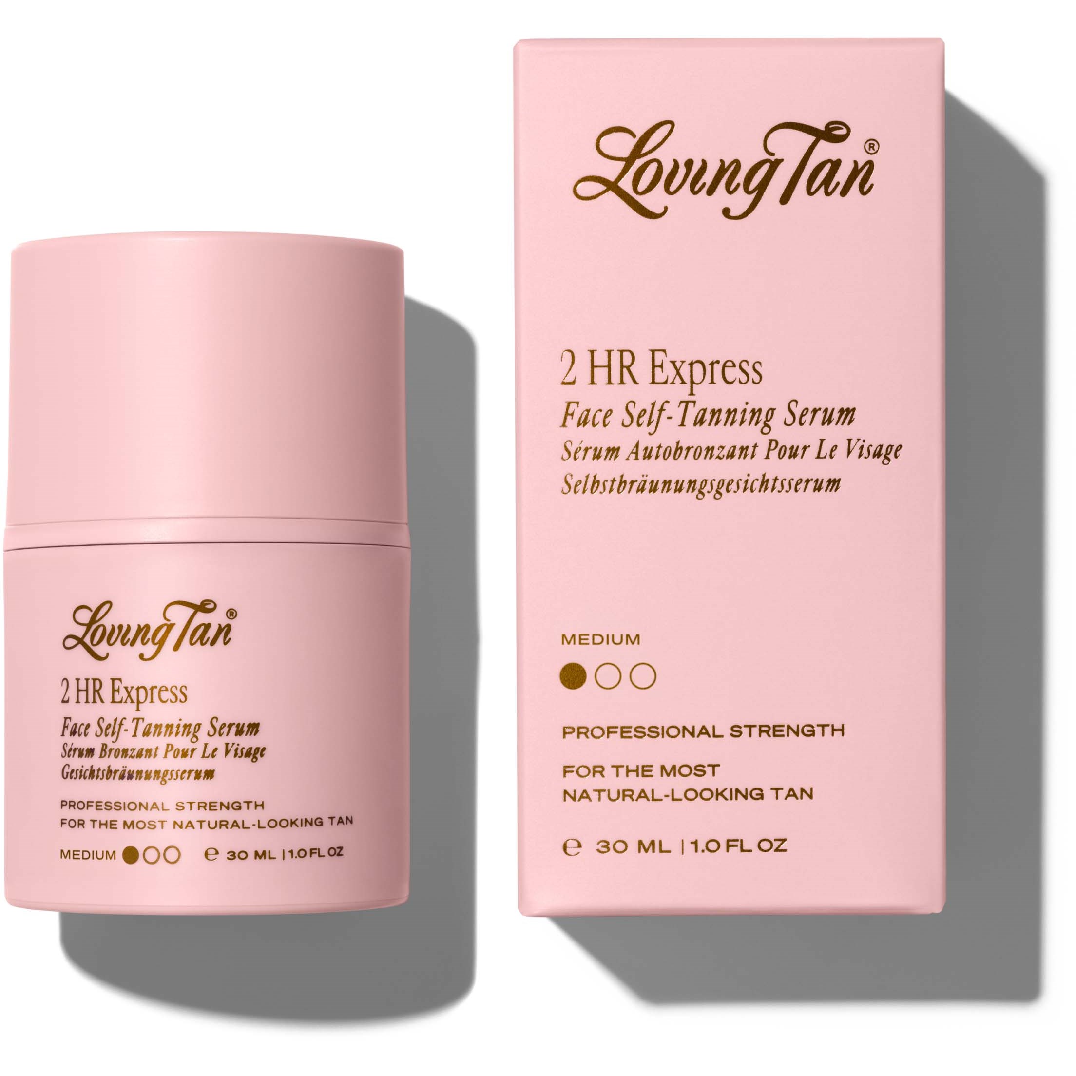 Loving Tan 2 HR Express Face Tanning Serum Medium