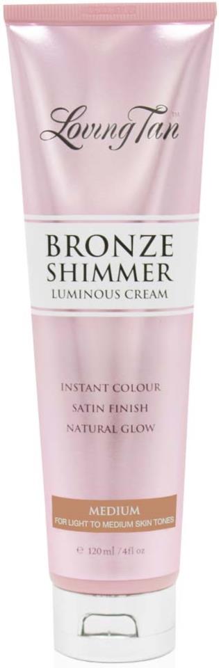 Loving Tan Bronze Shimmer Luminous Cream Medium 120 ml
