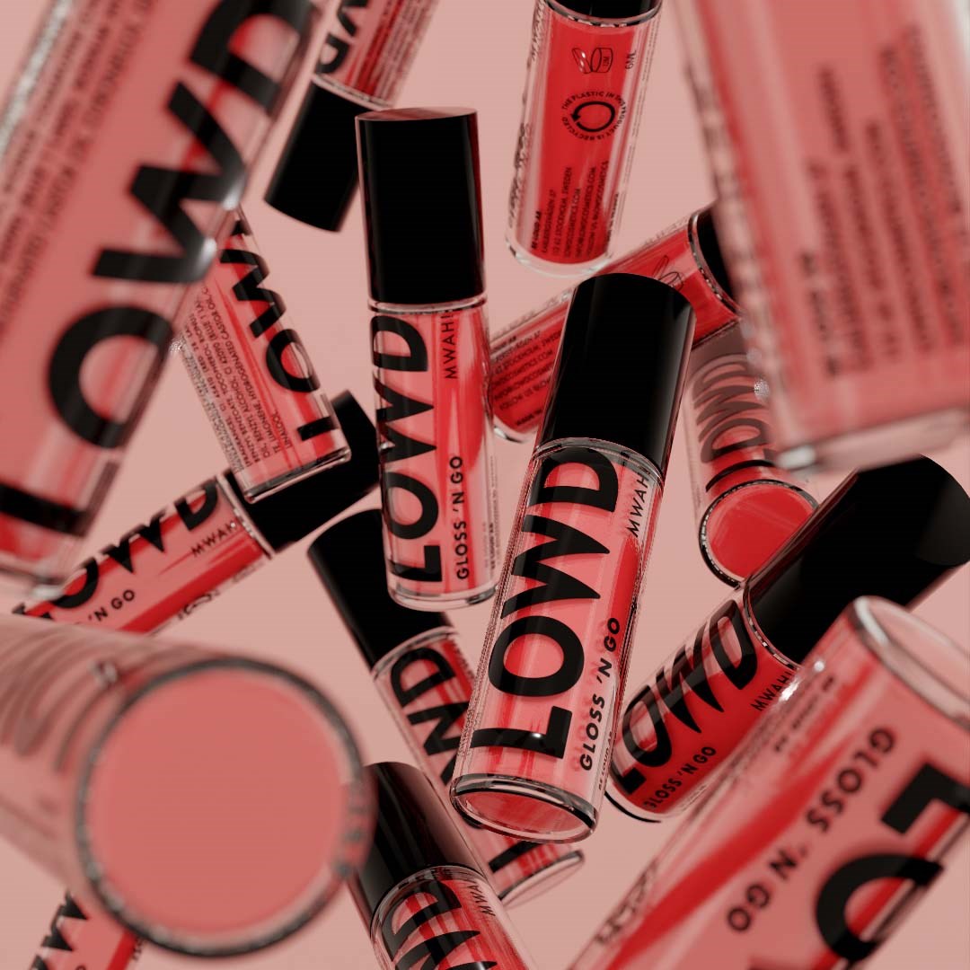 LOWD Cosmetics Gloss N' Go Lipgloss Mwah! (obrázok 5)
