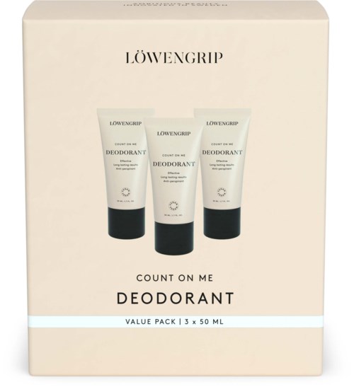 Löwengrip Count on me - Deodorant 3x50 ml 3 st