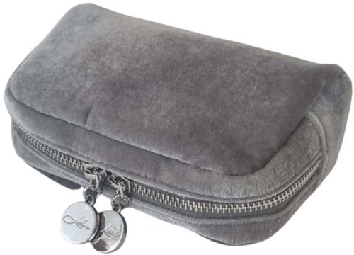 LULU'S ACCESSORIES Cosmetic Bag Small Grey