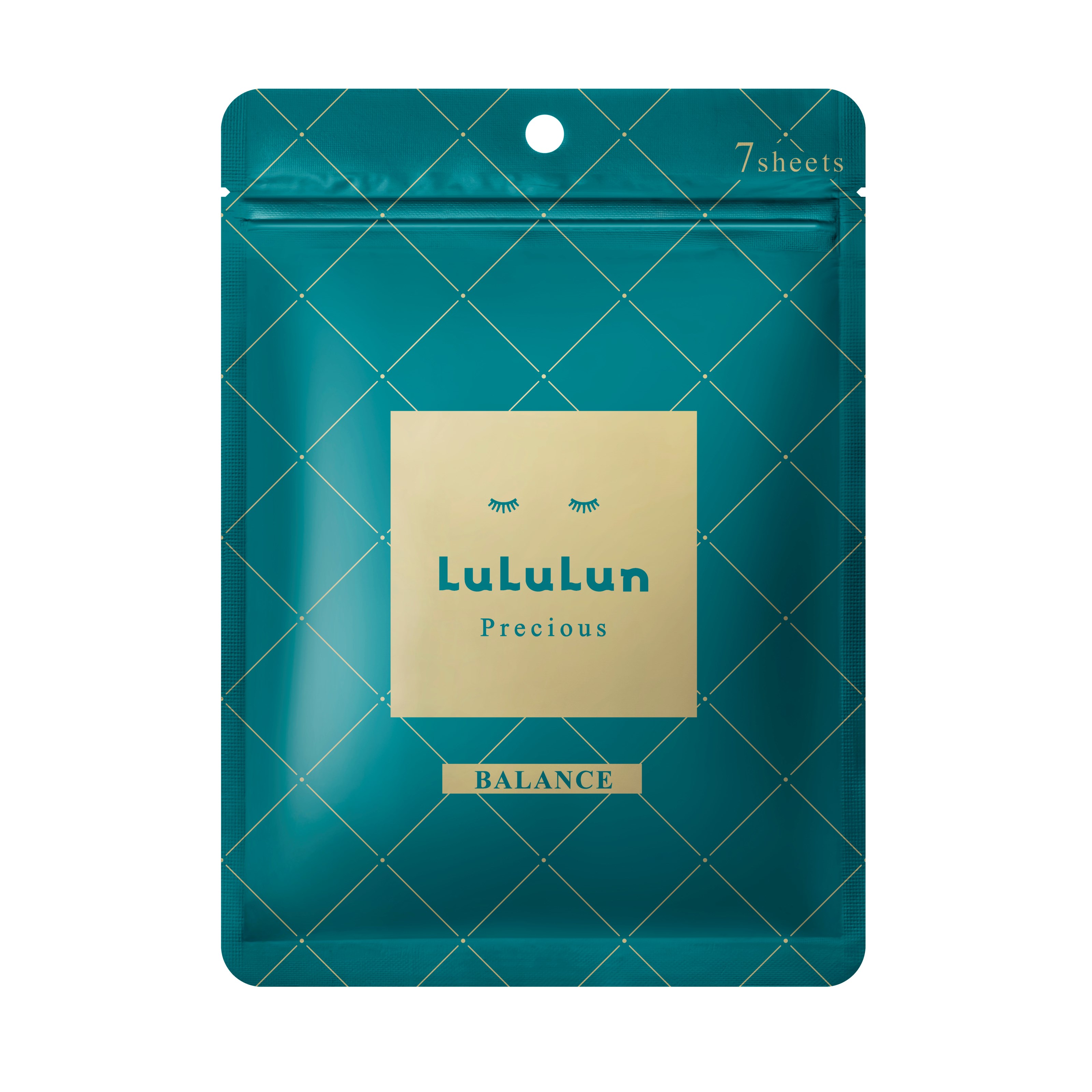 LuLuLun Precious Sheet Mask Green 7 stk billede