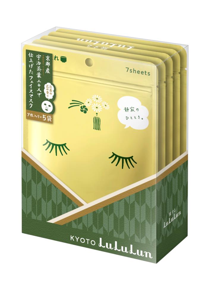 LuLuLun Premium Sheet Mask Kyoto Green Tea 5 x 7-pack