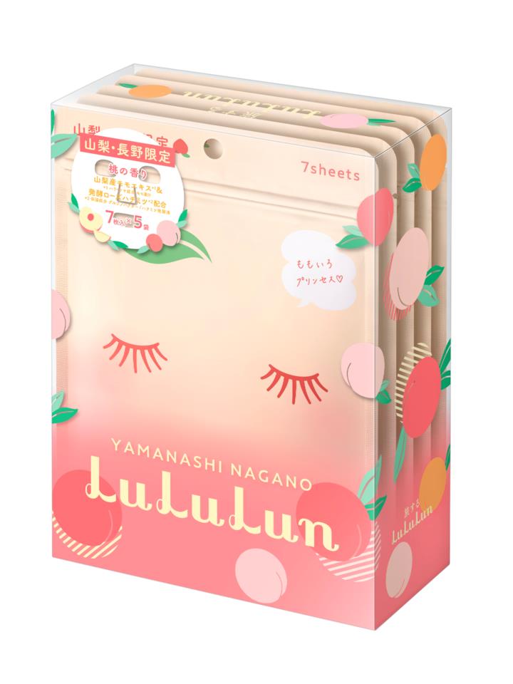 LuLuLun Premium Sheet Mask Yamanashi Peach 5 x 7-pack
