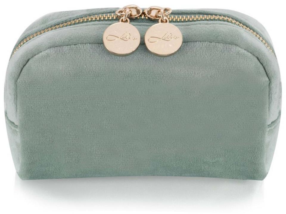 Lulu's Accessories Cosmetic bag small Velvet mint