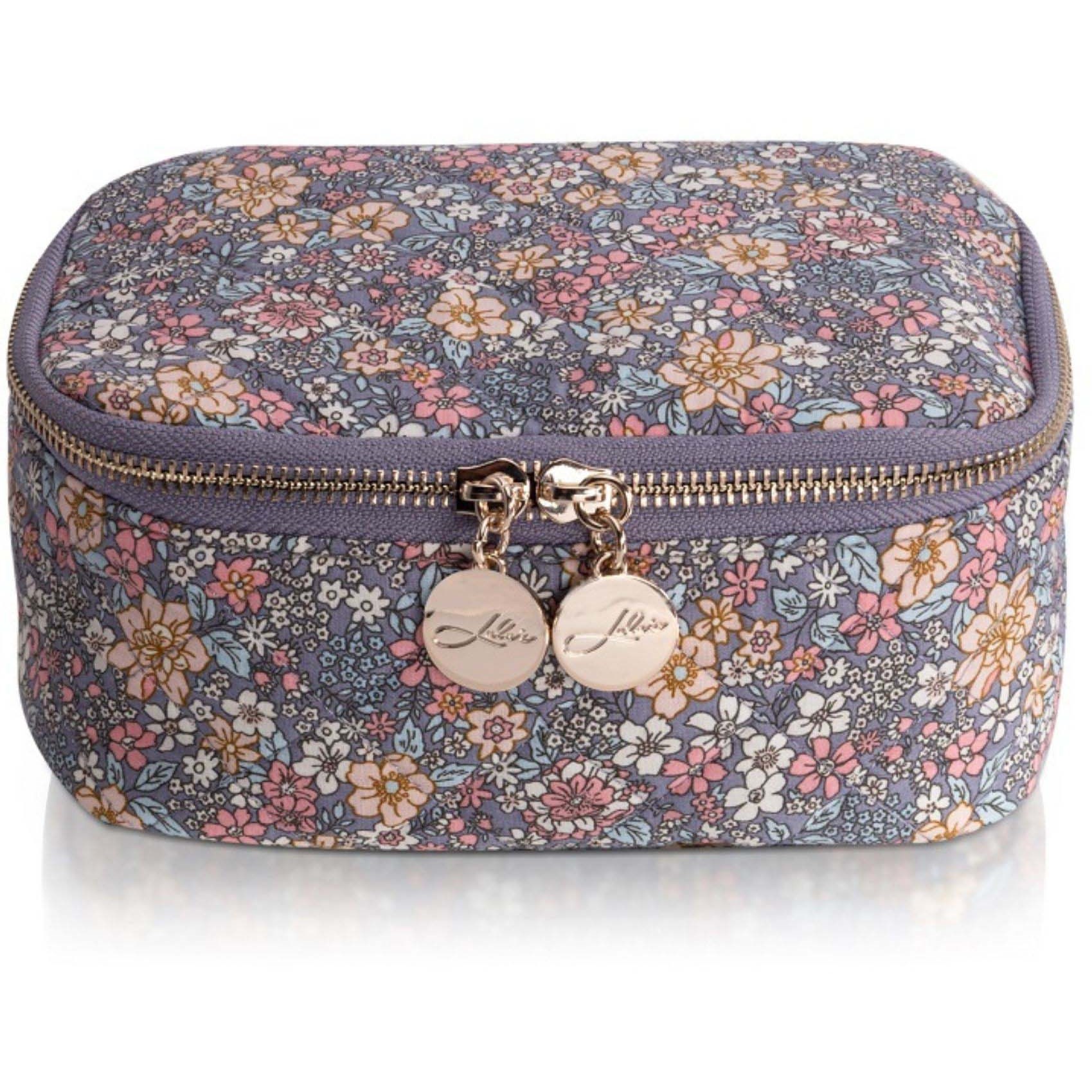 LULU'S ACCESSORIES Cosmetic Case Floral Mix