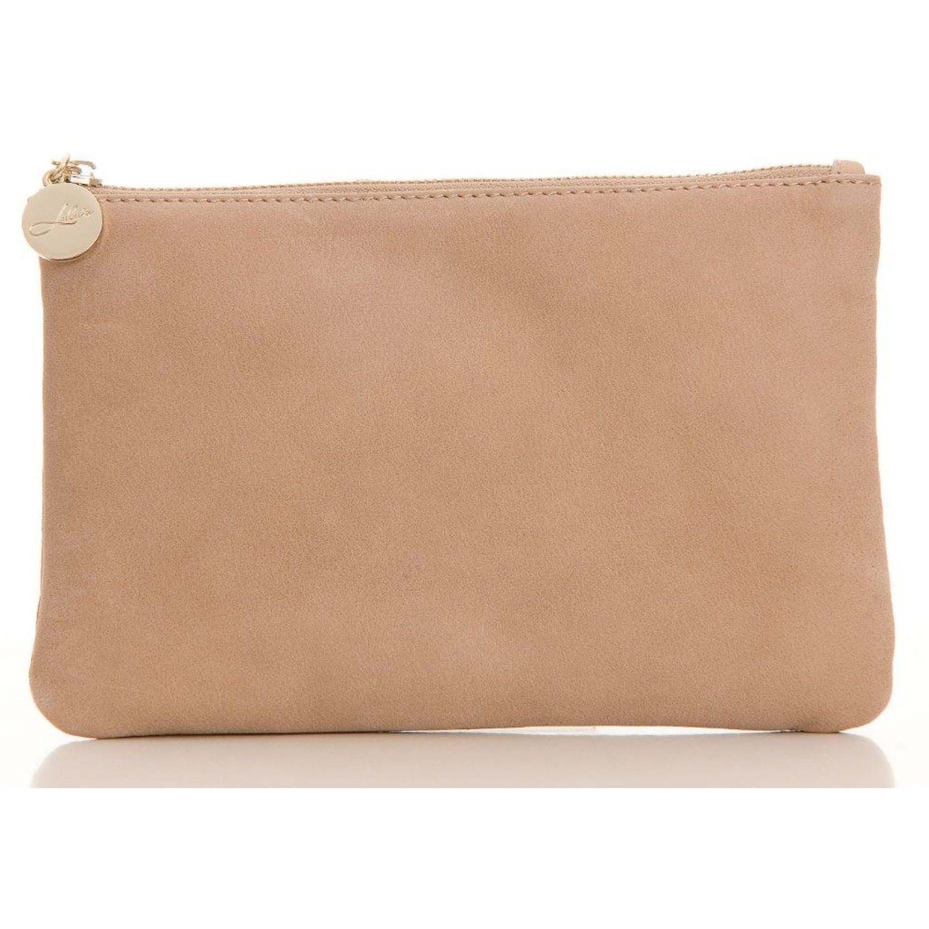 LULU’S ACCESSORIES Plain Purse Leather Beige