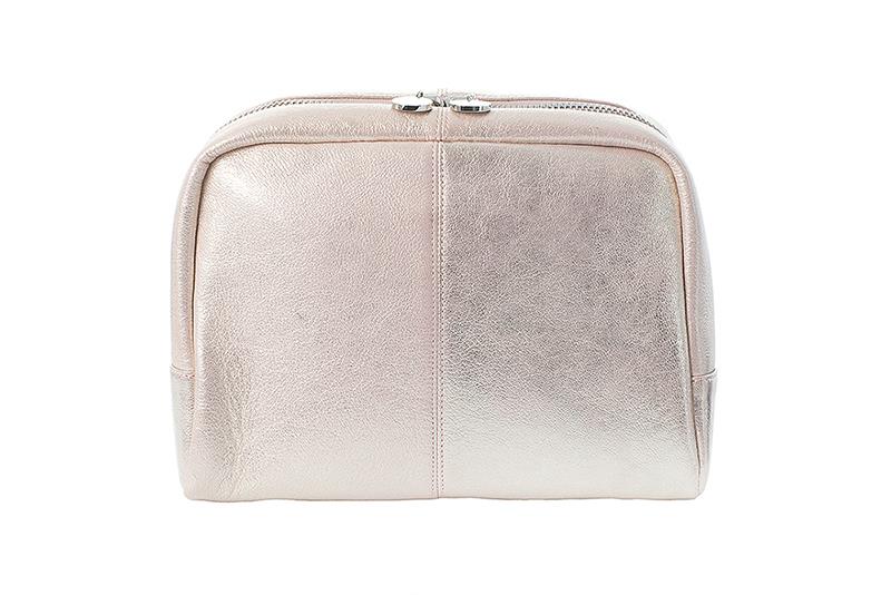Lulu'S Accessories Toilet Bag Leather Rose Lux