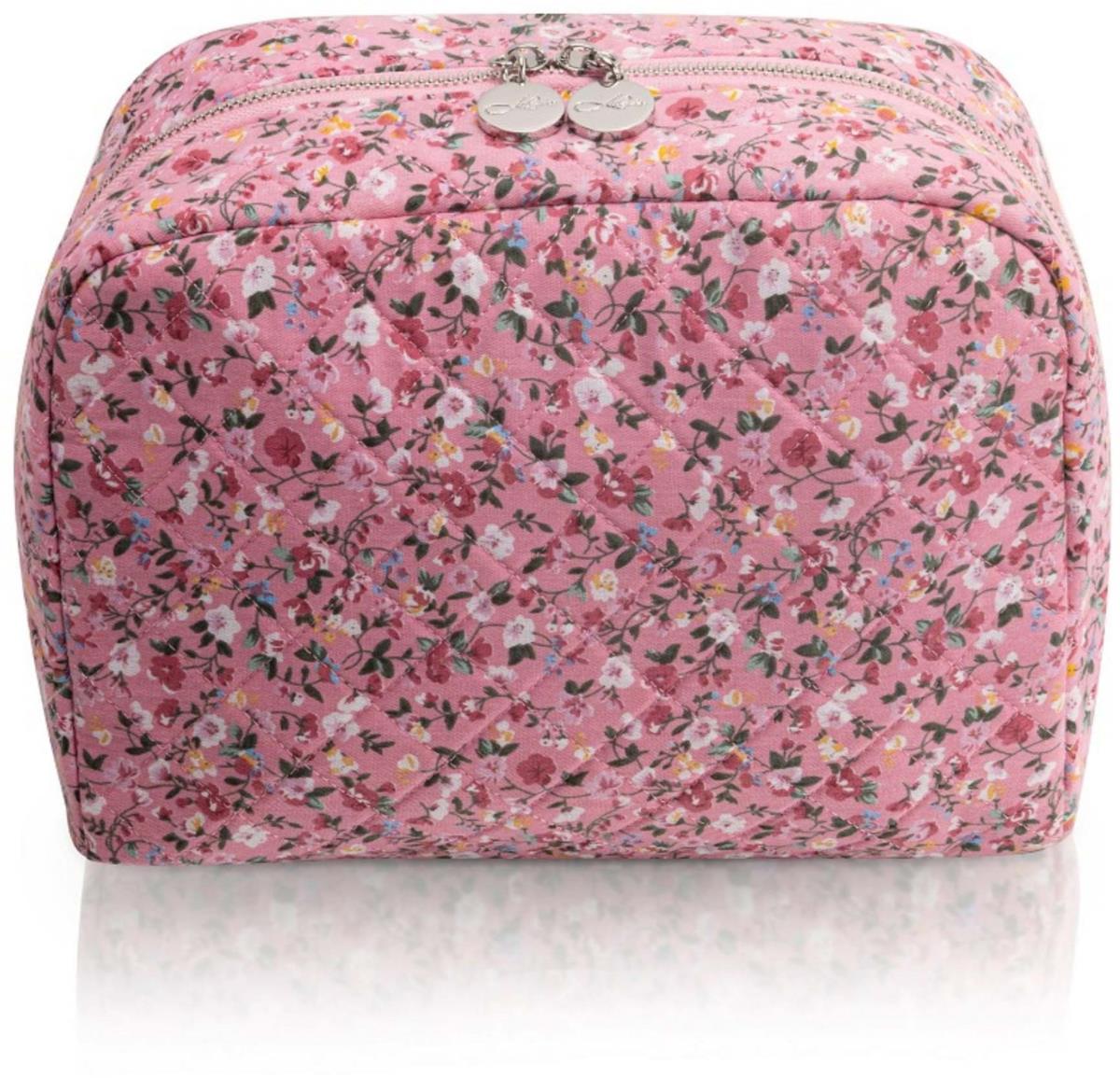 LULU'S ACCESSORIES Toiletry Bag Floral Rose