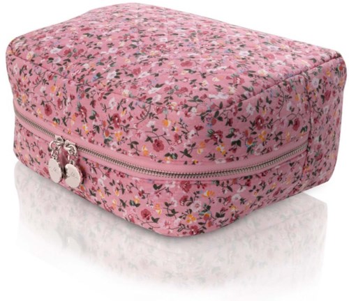 LULU'S ACCESSORIES Toiletry Bag Floral Rose