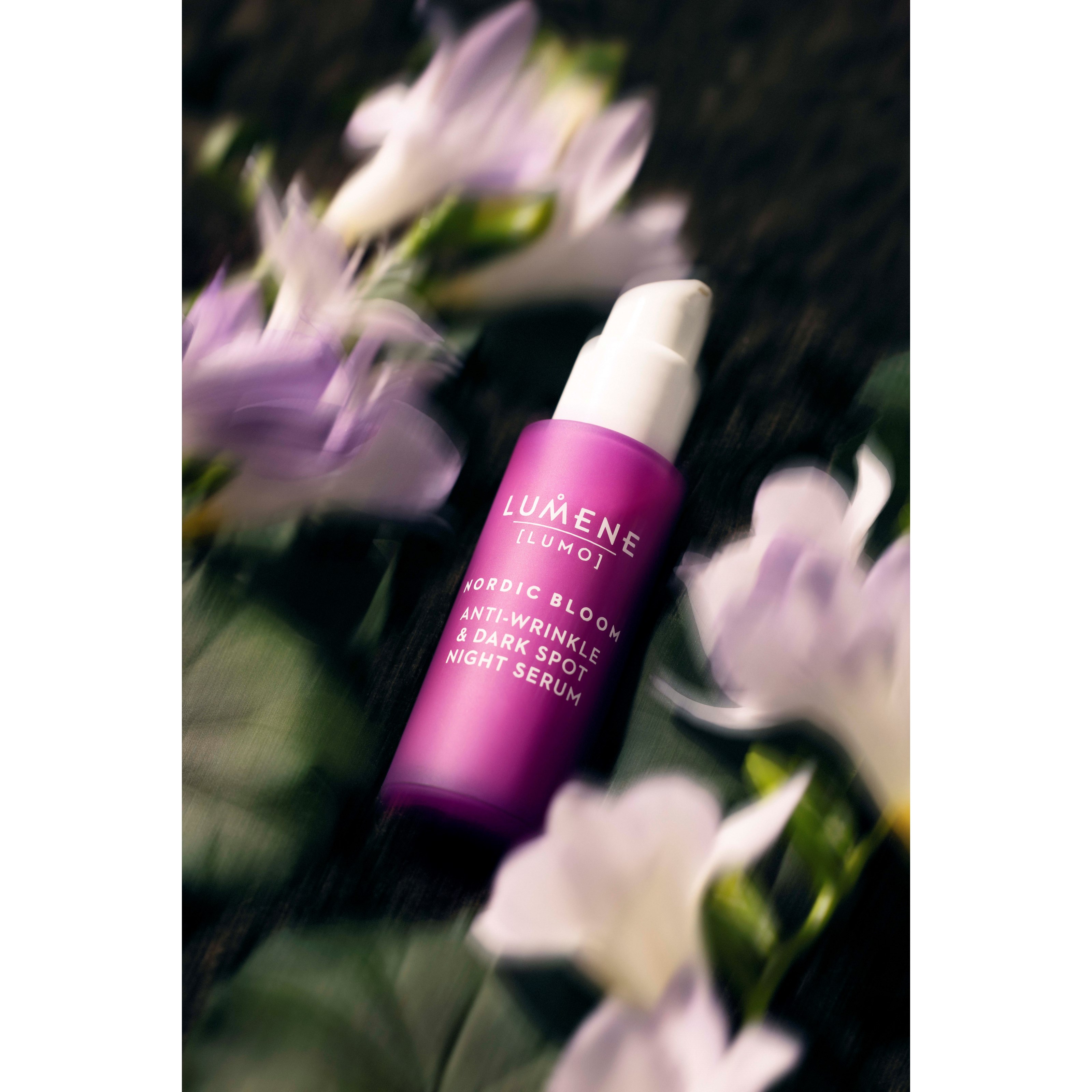 Lumene Nordic Bloom Anti-Wrinkle & Dark Spot Night Serum 30 ml (obrázok 4)