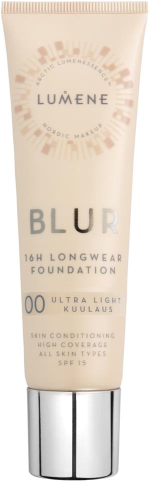 Lumene Blur 16h Longwear Foundationation SPF15 00 Ultra Light