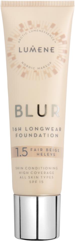 Lumene Blur 16h Longwear Foundation SPF15 1.5 Fair Beige