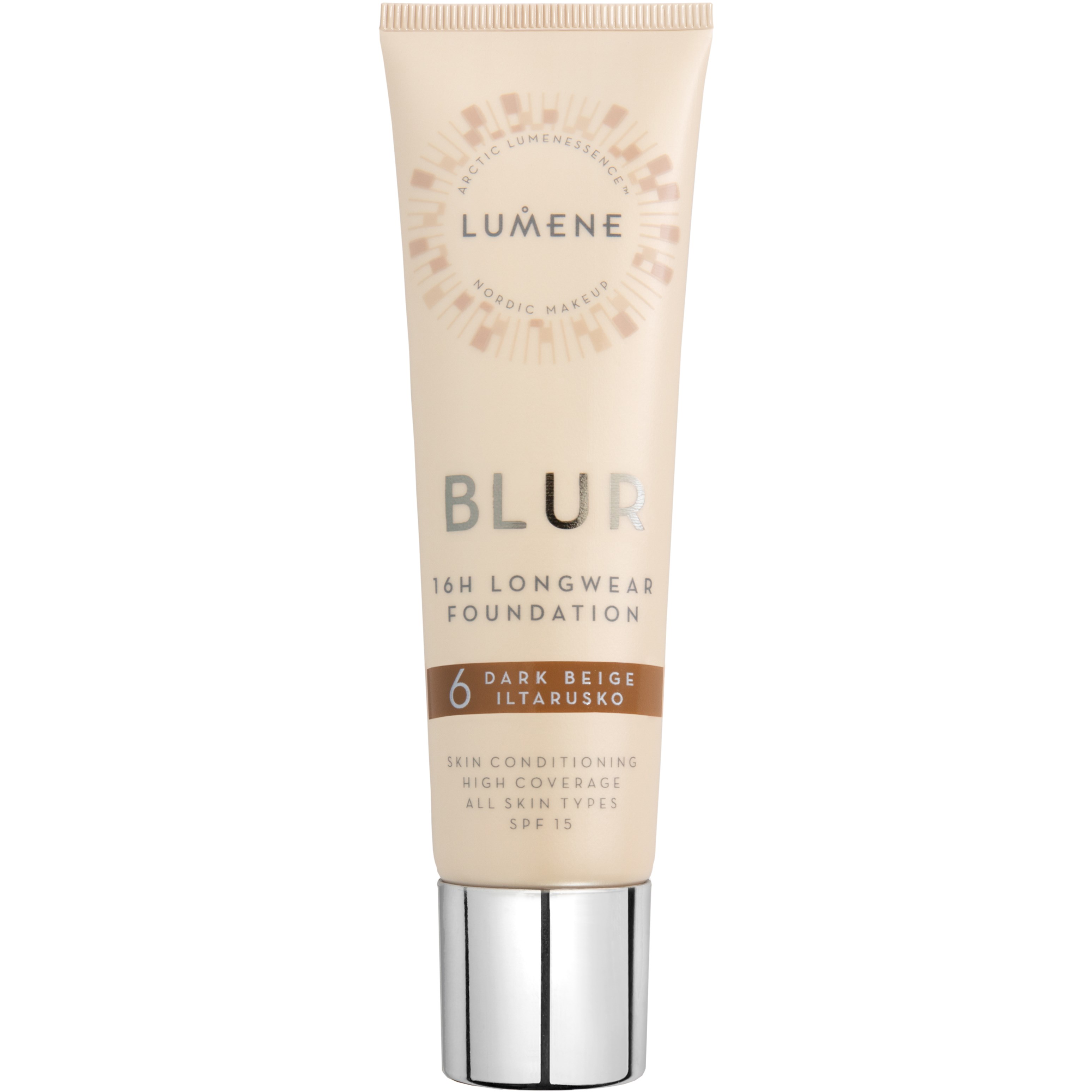 Lumene Blur 16H Longwear Foundation 6 Dark Beige