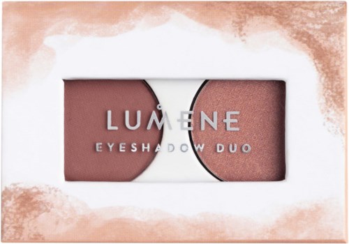 Lumene Bright Eyes Eyeshadow Duo - Cienie do powiek  3 Rosy Twilight