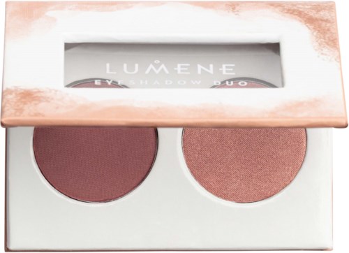 Lumene Bright Eyes Eyeshadow Duo - Cienie do powiek  3 Rosy Twilight