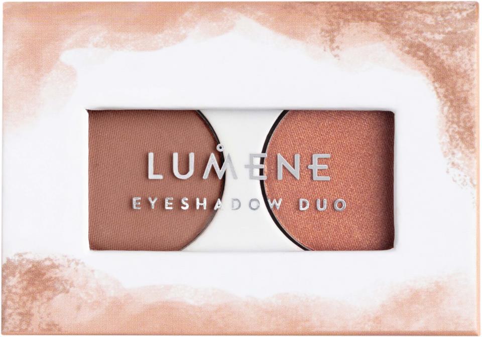 Lumene Bright Eyes Eyeshadow Duo 4 Fresh Autumn