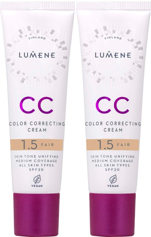 Lumene Bundle CC Color Correcting Cream SPF20 Fair x 2