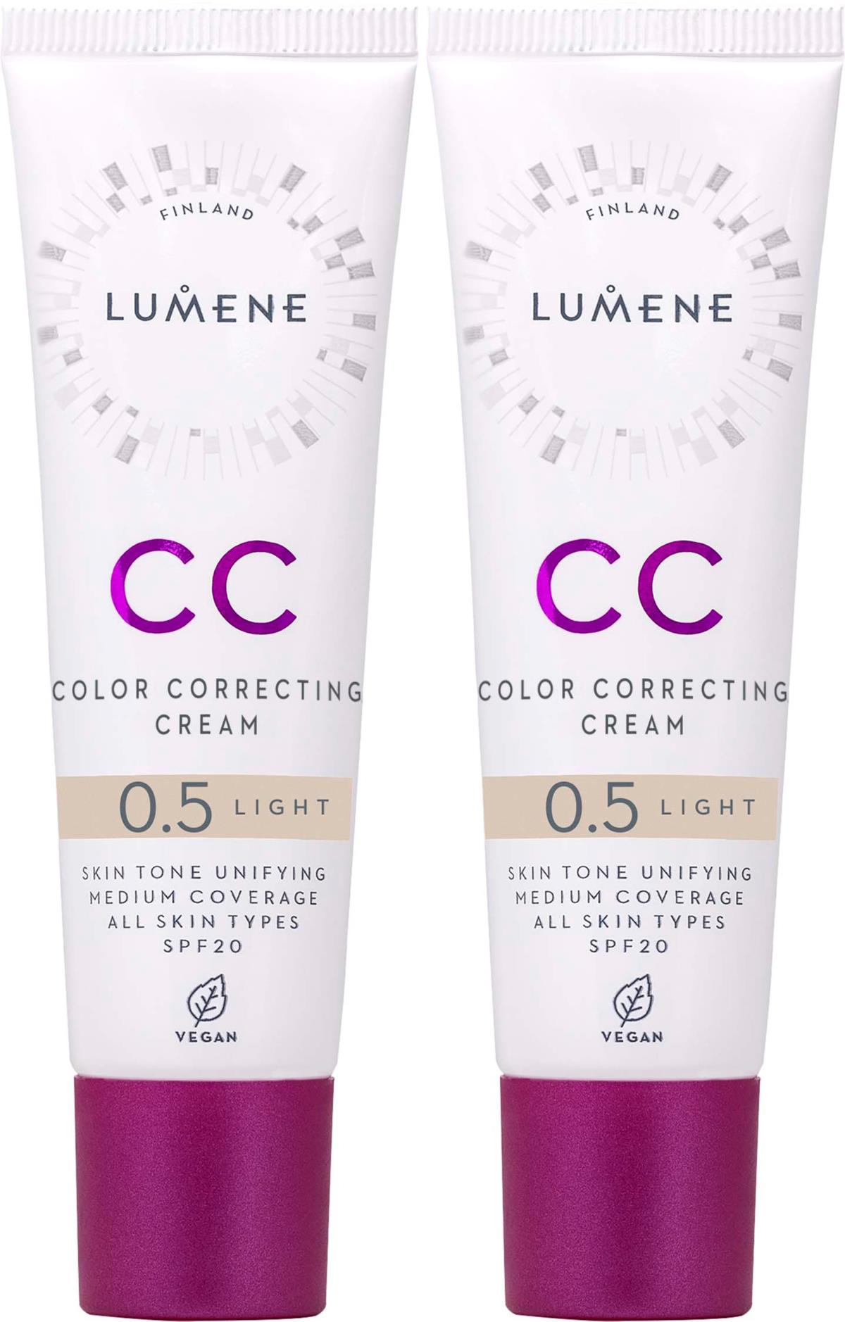 Lumene Bundle CC Color Correcting Cream SPF20 Light x 2 | lyko.com
