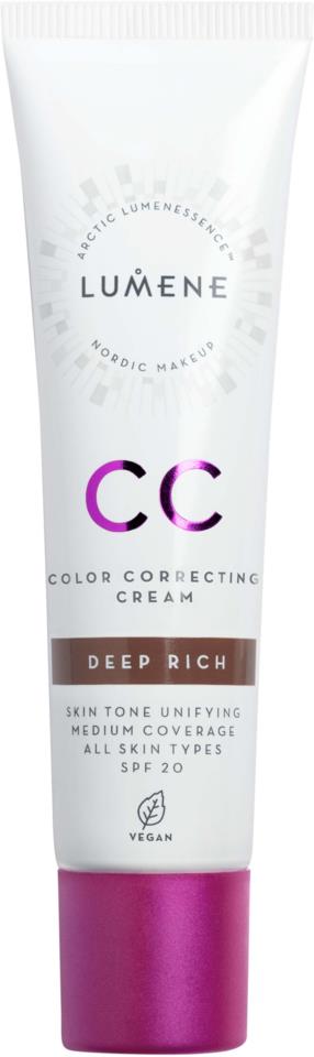 Lumene CC Color Correcting Cream SPF 20 Deep Rich