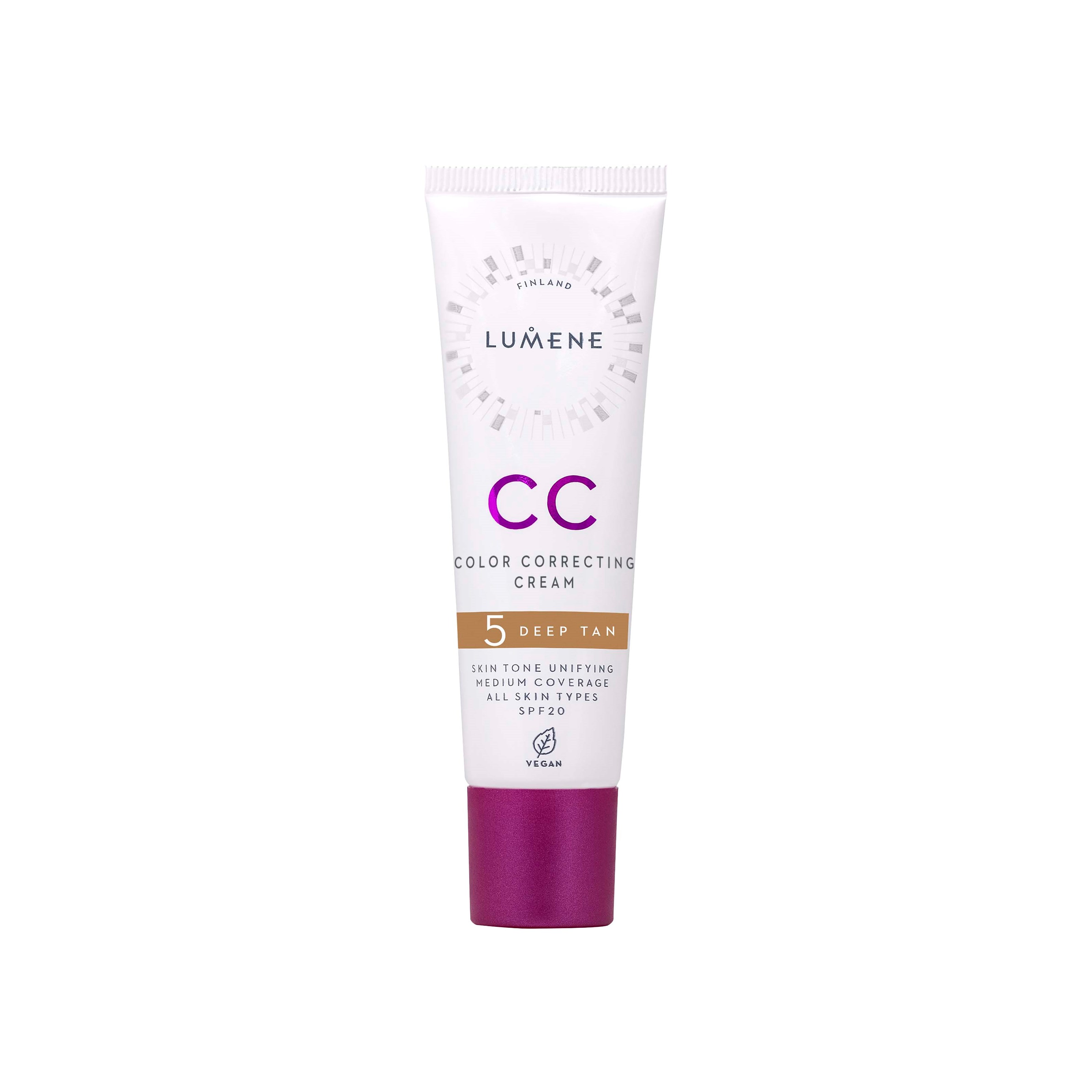 Lumene CC Color Correcting Cream SPF20 Deep Tan
