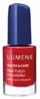 Lumene Gloss & Care Nail Polish 10 Red Currant