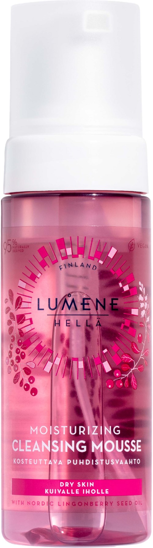 Lumene HELLÄ Moisturizing Cleansing Mousse 150 ml