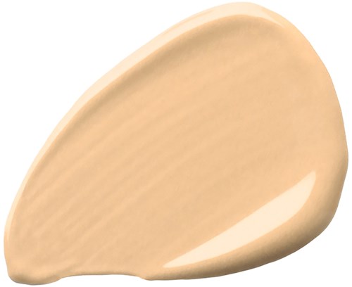 Ett beige, glänsande, slätt föremål med en kurvad form, kanske ett skal eller en polerad sten.