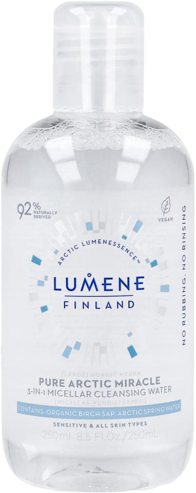Lumene Source Pure Arctic Miracle 3-in-1 Micellar Cleansing Water 250 ml