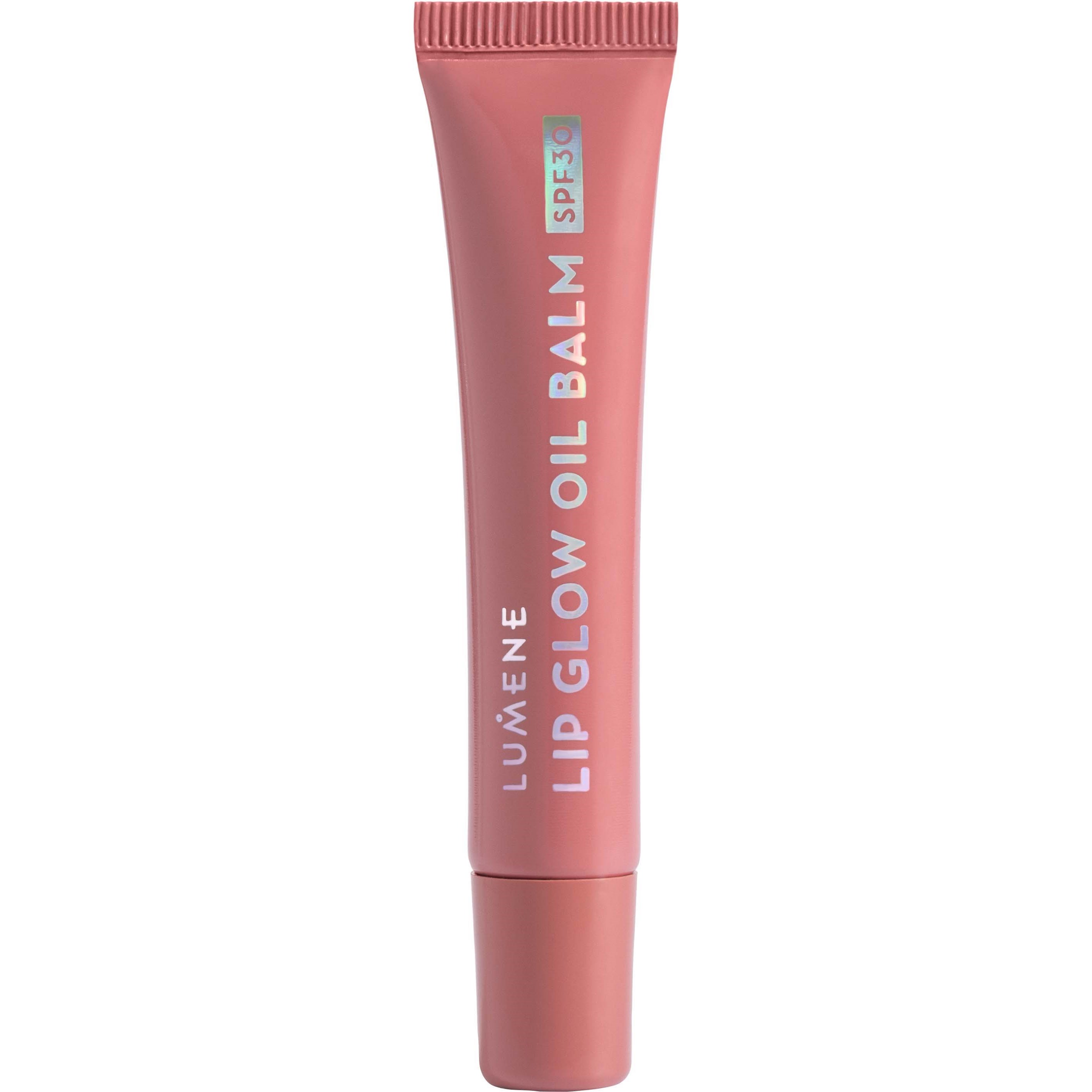 Lumene Lip Glow Oil Balm SPF30 1 Fudge billede