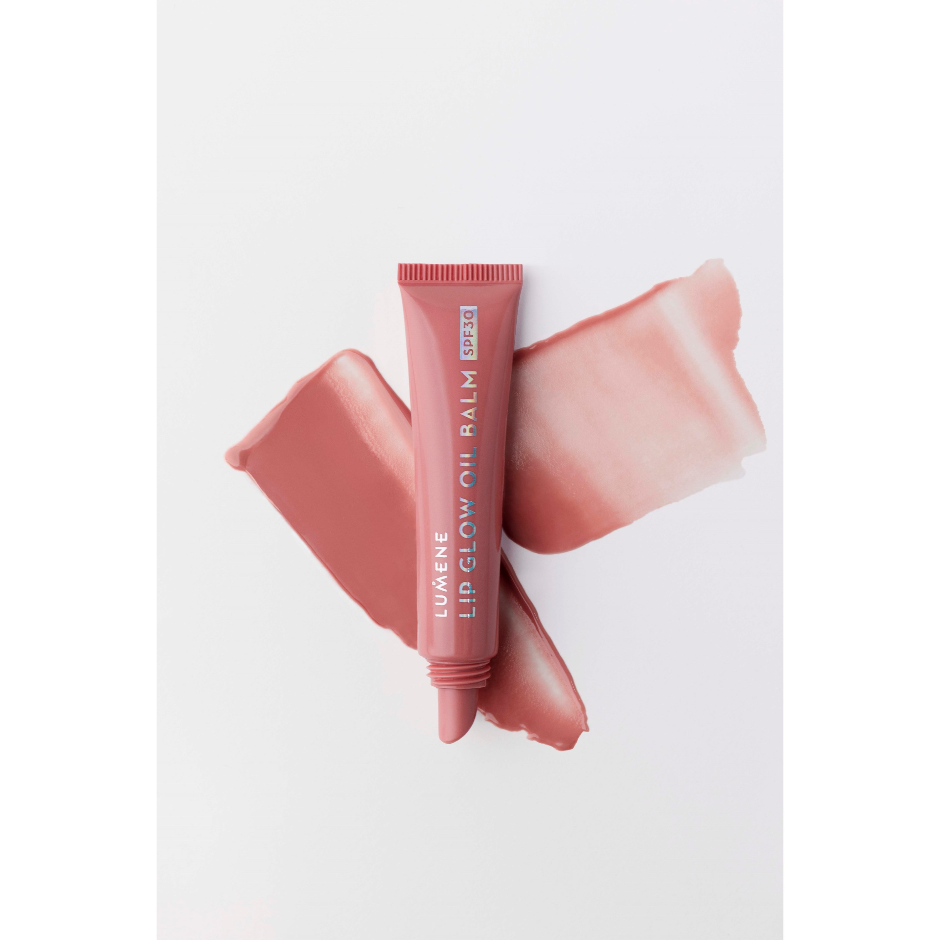 Lumene Lip Glow Oil Balm SPF30 1 Fudge (obrázok 4)