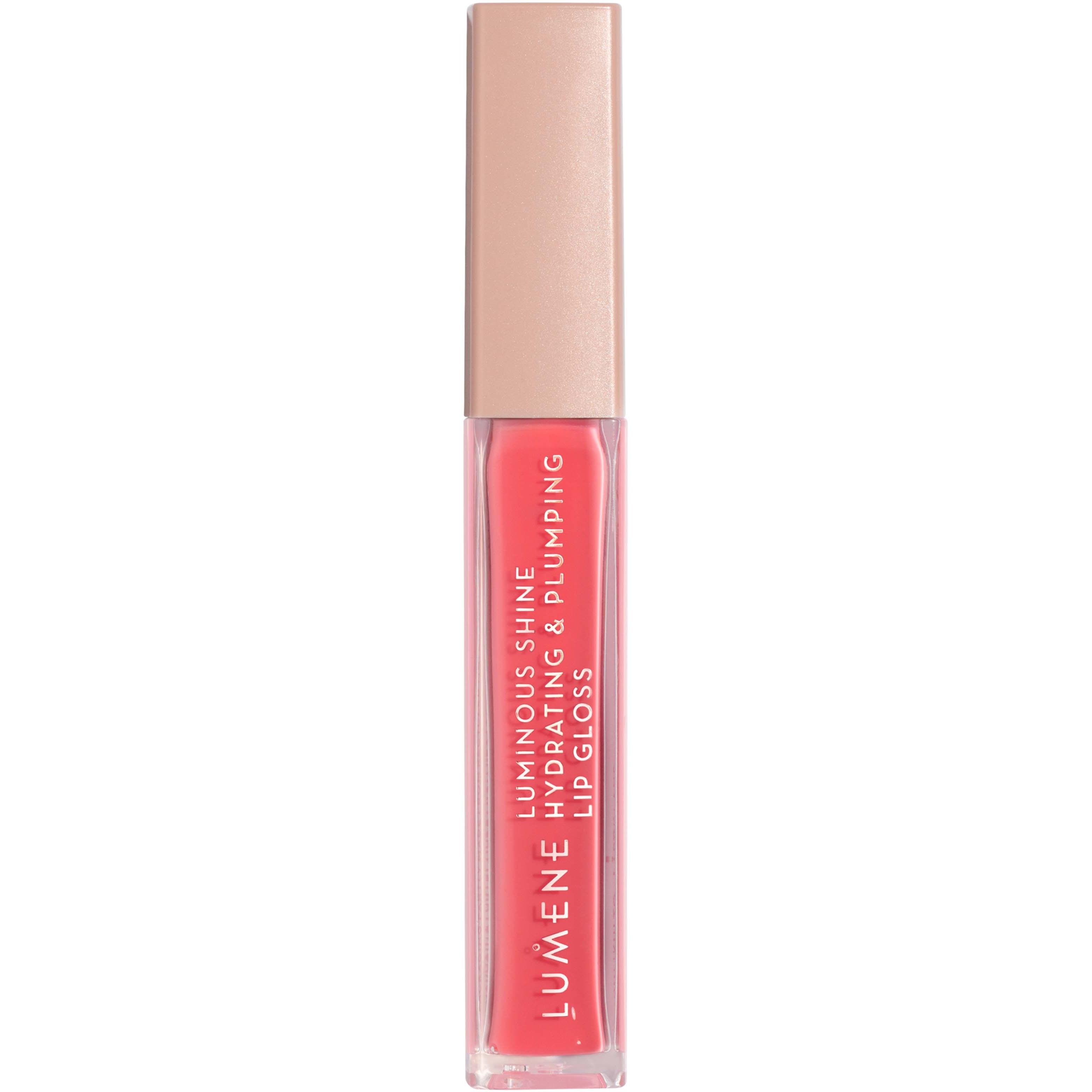Lumene Luminous Shine Hydrating & Plumping Lip Gloss 4 Peach Pink billede