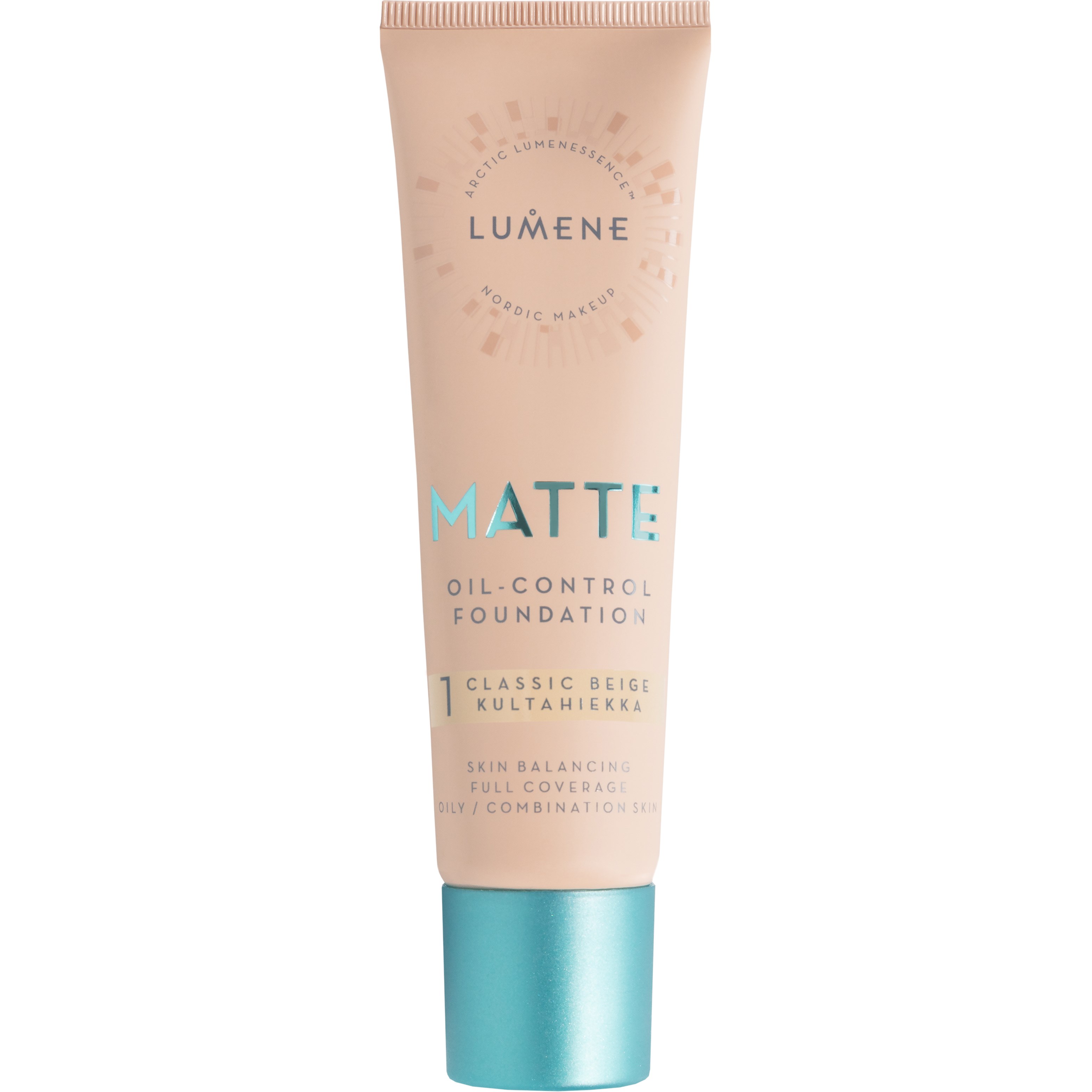 Lumene Matte Oil-Control Foundation 1 Classic Beige