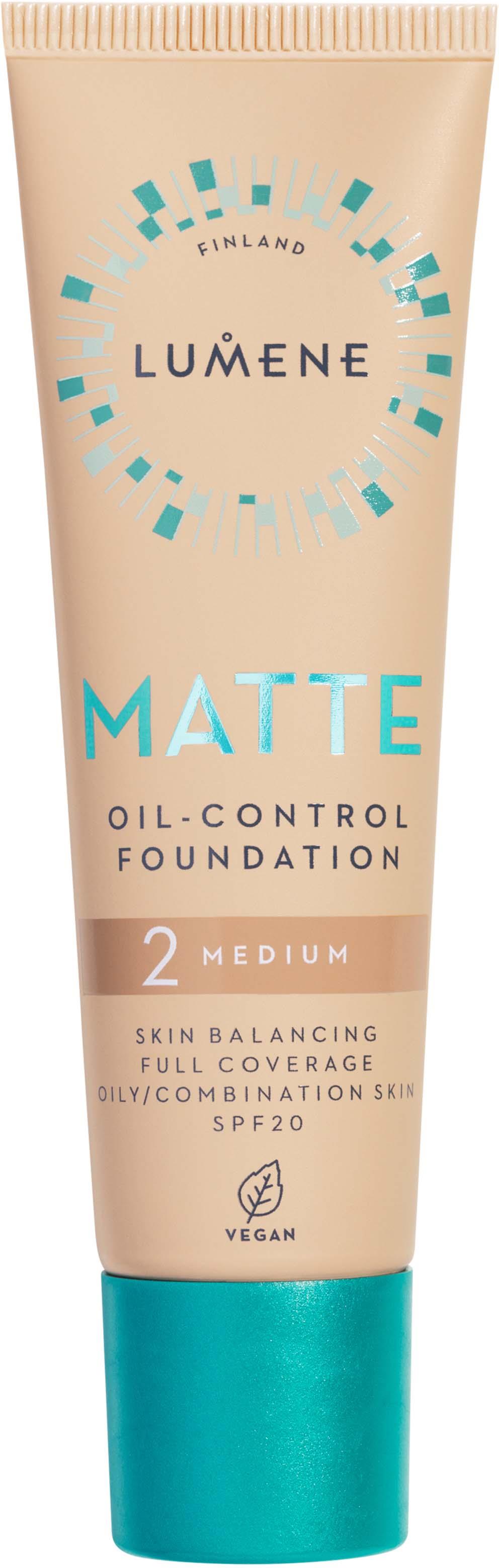 Lumene Matte OilControl Foundation SPF20 2 Medium