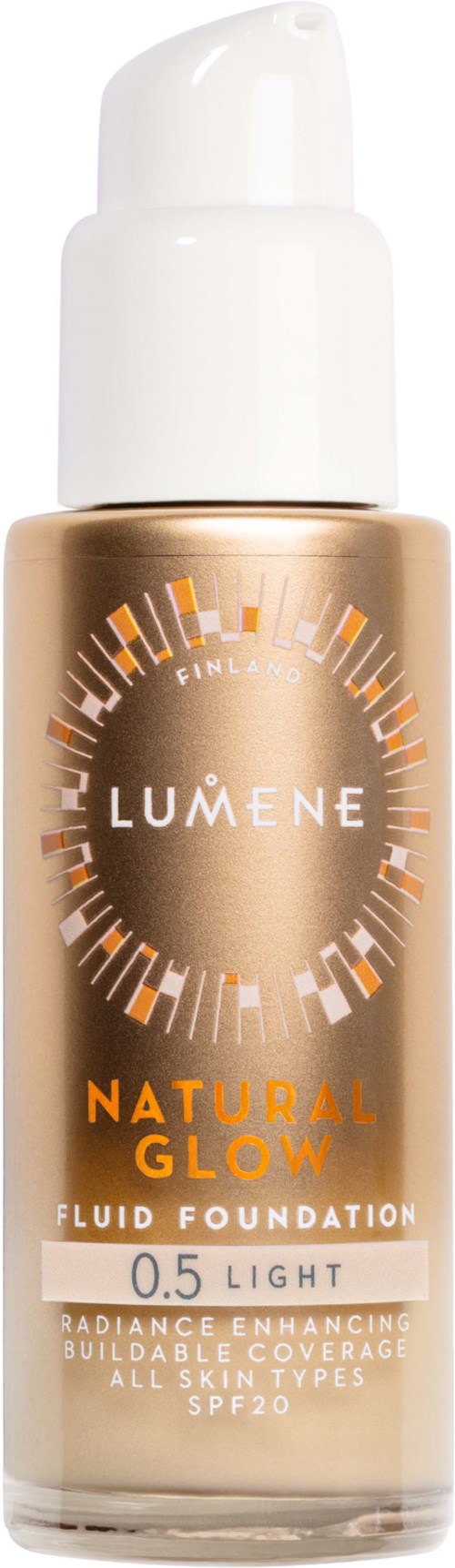 Lumene Glow Fluid Foundation SPF20 0.5 Light
