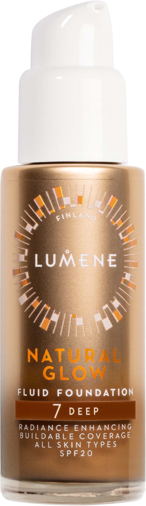 Lumene Glow Fluid Foundation SPF20 7 Deep