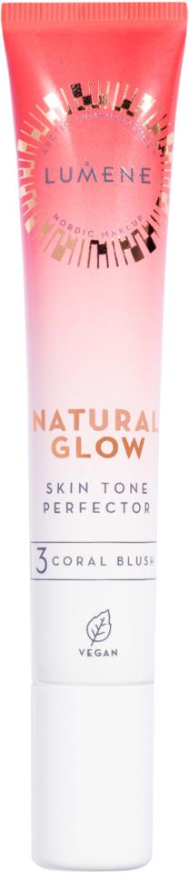 LUMENE Natural Glow Skin Tone Perfector 3 Coral Blush 20ml