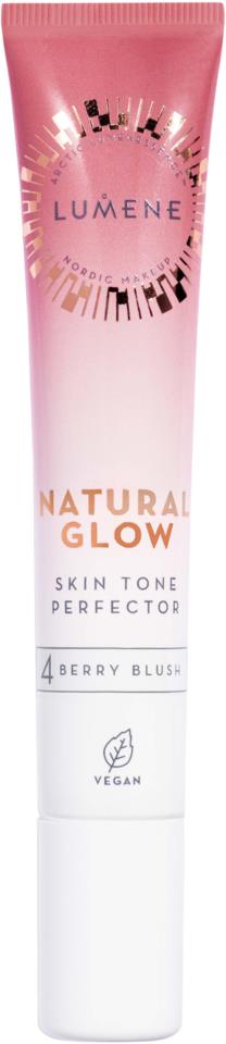 LUMENE Natural Glow Skin Tone Perfector 4 Berry Blush 20ml