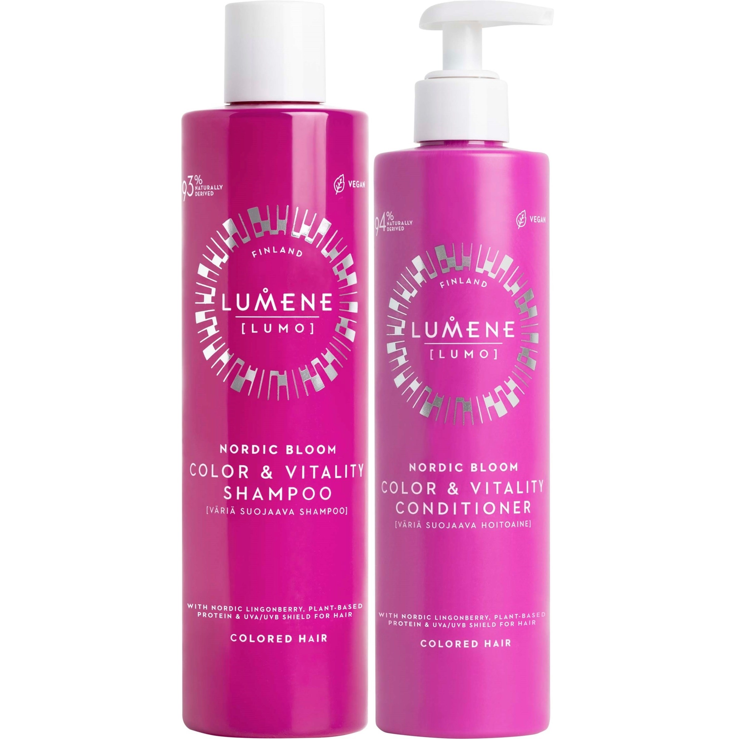 Lumene Nordic Bloom Color & Vitality Bundle Shampoo 300 ml & Cond