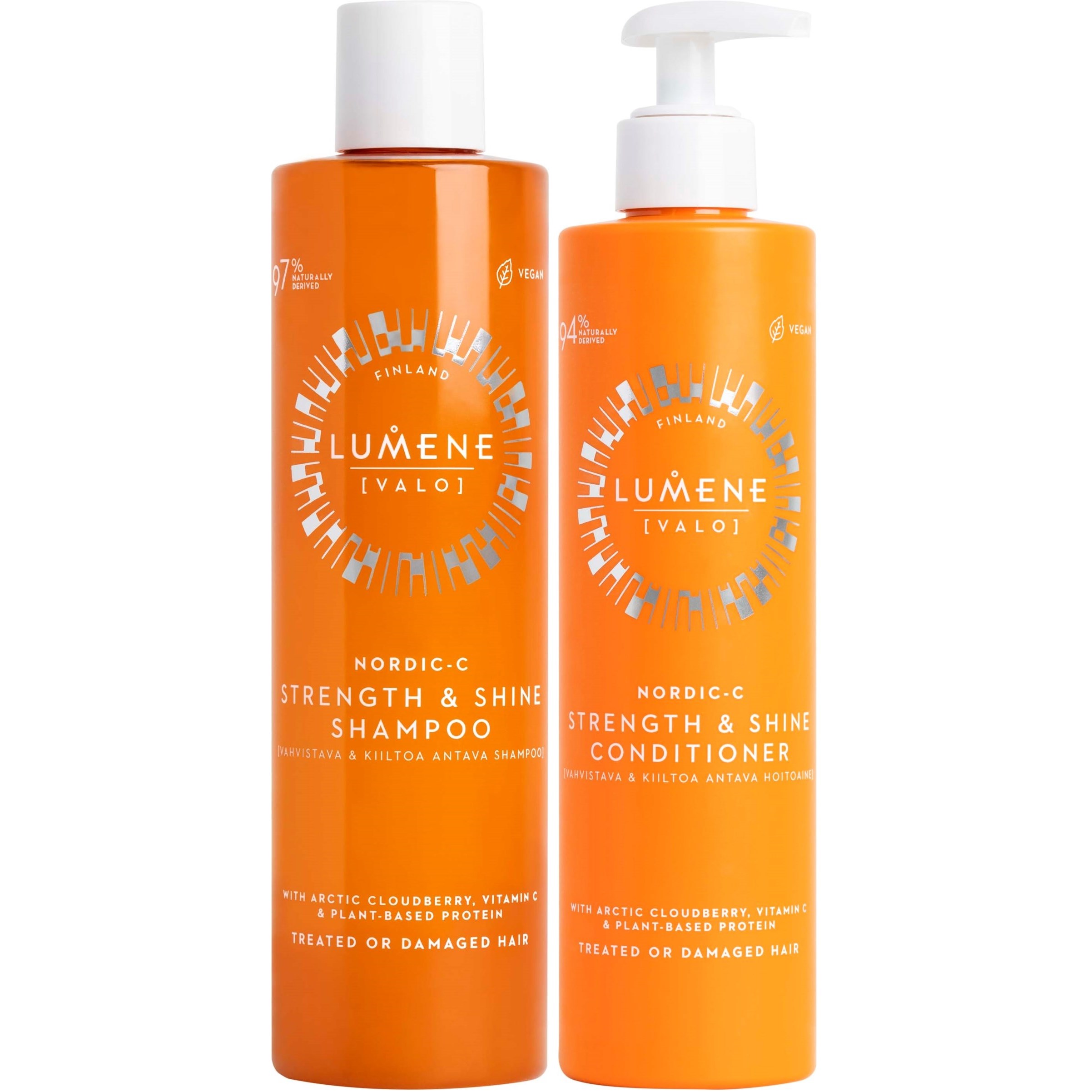 Lumene Nordic-C Strength & Shine Bundle Shampoo 300 ml & Conditio