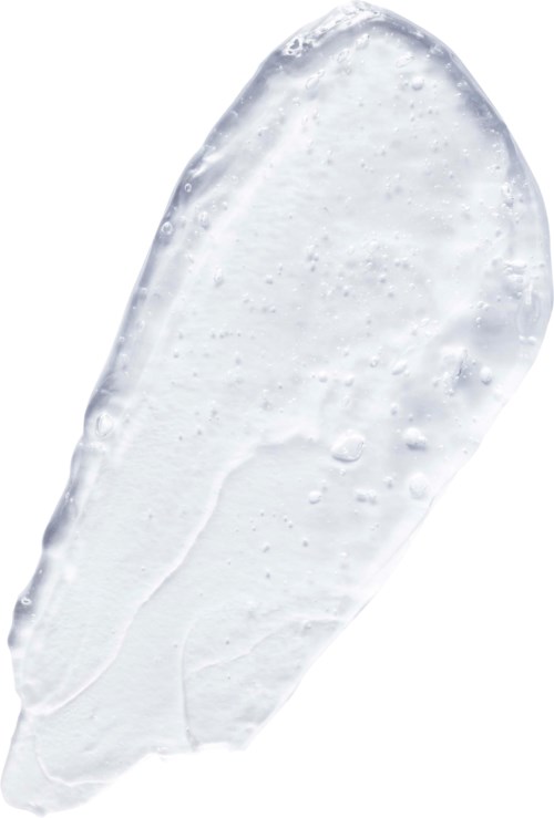 En applikator med en hvid, cremet substans, måske lotion eller creme. Den er jævnt fordelt og glat.